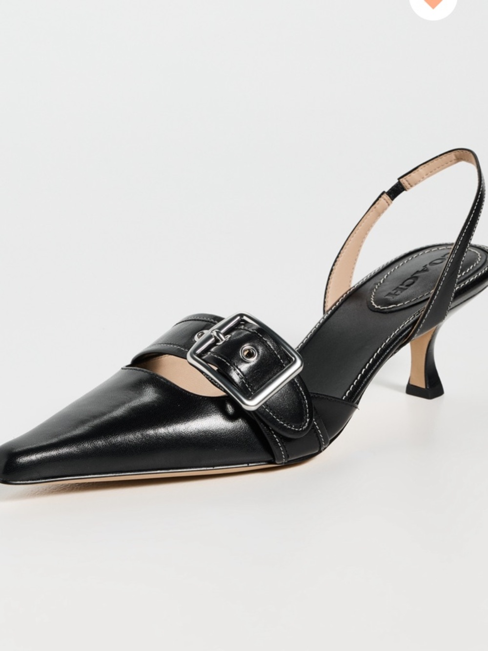 Coach Black Margot Sling backs